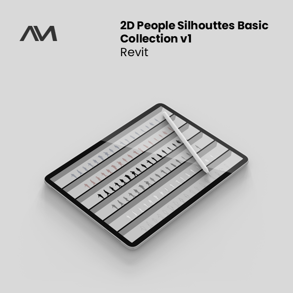 Revit | 2D People Silhouettes Basic Collection v1 — miniatura original